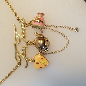 Betsey Johnson tea time necklace